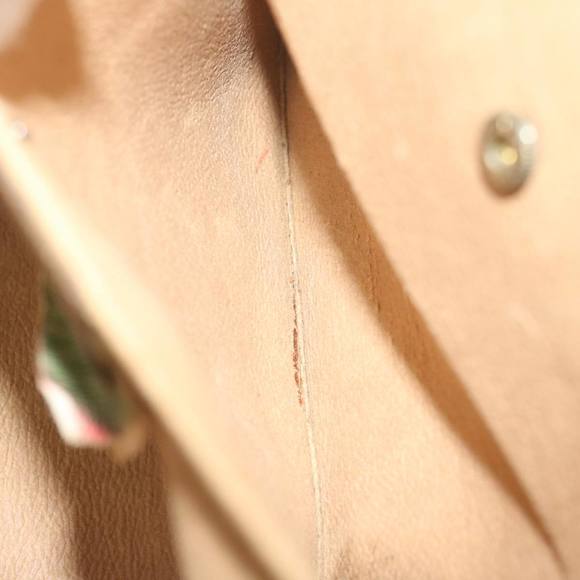 GUCCI GG Canvas Web Sherry Line Clutch Bag PVC Beige Green Red Auth 64005 - Picture 11 of 16